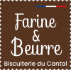 Logo de la biscuiterie artisanale du Cantal : Farine & Beurre