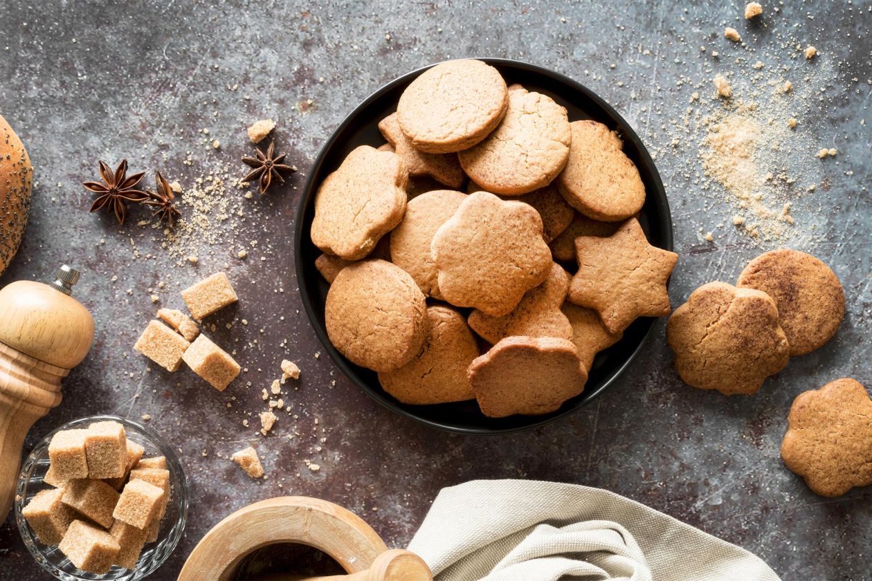 Sablés grand-mère à la cannelle réalisés par Karine Teulière de la Biscuiterie du Cantal Farine & Beurre située à Laroquebrou